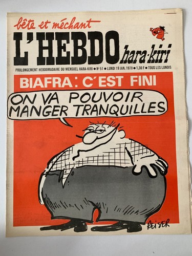 Hara kiri hebdo du - hebdo, n°51