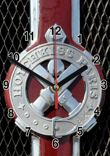 Horloge murale logo hotchkiss - horloge,