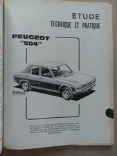 Revue Technique Automobile pour PEUGEOT 504 à carburateur
