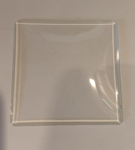 Ancien verre minéral - verre, bombé