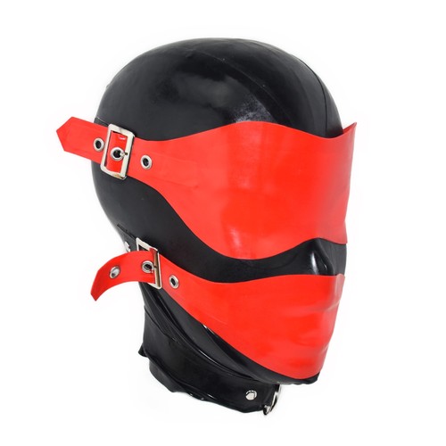 Masque latex avec yeux - masque,