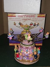 Manège volant Carrousel Mécanique Musical Vintage