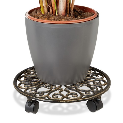 Porte plantes roulettes - porte-plantes,