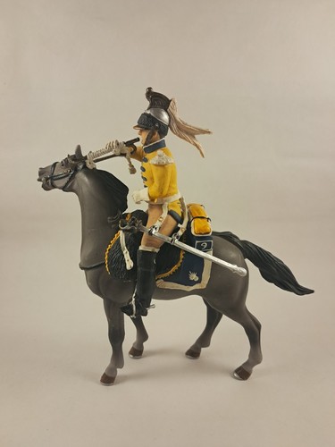 Figurine cuirassier trompette