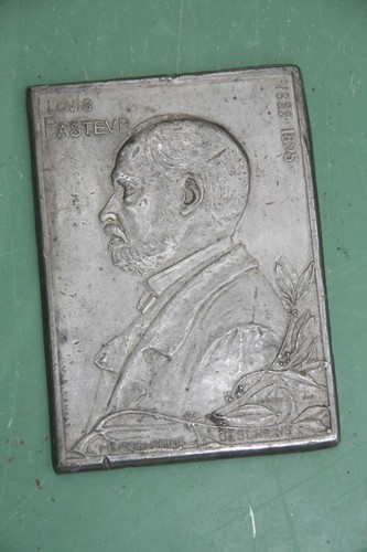 Plaque métal plomb étain - plaque,