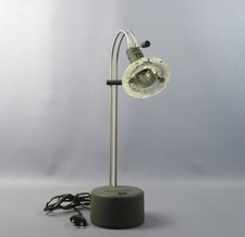 Lampe de Table Le Murrina Vintage Verre Murano Blanc Ornement Ans ’70