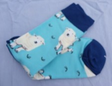Paire Chaussettes homme 41 42 43 44 45 FANTAISIE mouton brebis ferme bélier bleu