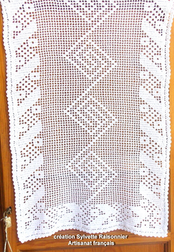 Rideau crochet main - ,