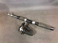 Ancienne petite canne à pèche légère avec moulinet spinning real vintage