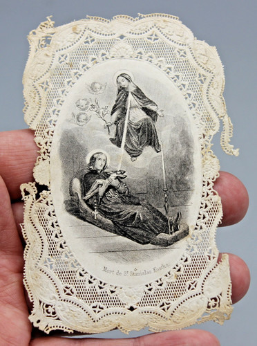 Ancienne image pieuse canivet - image,