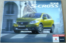 2014 SUZUKI SX4 S-CROSS Catalogue Brochure 28p Folder Prospekt Dépliant French