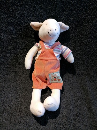 Doudou peluche cochon en - cochon,