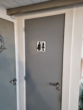 Panneau de porte de toilette wc super hero idee cadeau