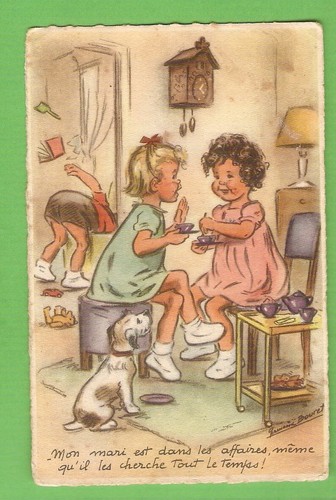 Germaine bouret carte postale - germaine,