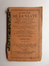 Aug. Gaffard PETIT LIVRE DE LA SANTÉ ET DU BIEN-ÊTRE 1872 Médecine Pharmacie