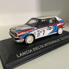 Lancia Delta Intégrale Rallye Monté Carlo 1990 1/43 Métal Voiture Altaya