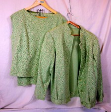 ensemble 3 pieces veste jupe droite vintage tailleur costume 1960 lot 1