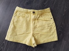 Short jean jaune 14 ans XS Kiabi NEUF