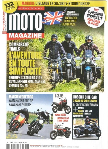 Moto magazine 412 scrambler - magazine, n°412
