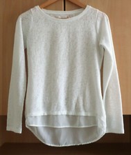 Pull fin blanc et voile