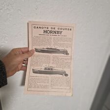 MECCANO/HORNBY 1933   FEUILLET