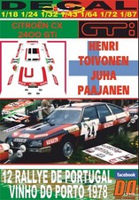 DECAL CITROEN CX 2400 GTI