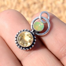 Bijou ancien pendentif pierre