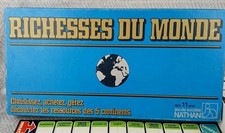 Jeu de Société Vintage Richesses du Monde 1982 Livraison Offerte Des 11 Ans 
