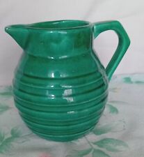 Ancien pichet  Orchies vert foncé Hauteur 14 cm
