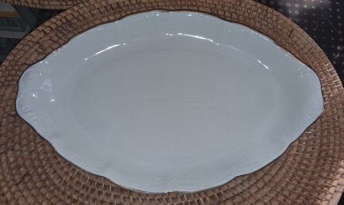 Grand plat service ovale - grand, de