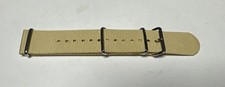 Bracelet nylon Esprit NATO 18 Mm  Beige  extra-long Neuf