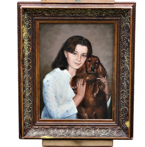 Portrait une femme avec - d'une, un