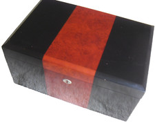 Ancien coffre en bois pour jetons de poker malle mallette boite coffret 800 max