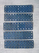 MECCANO: 5 plaques flexibles a croissillons 14x4cm - réf 189