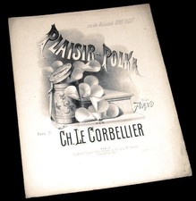 plaisir-polka partition piano 1880 Charles Le Corbellier