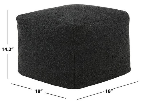 Safavieh samuels boucle - safavieh, pouf