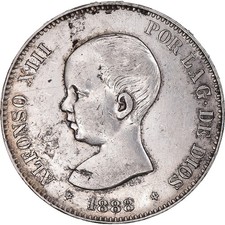 Monnaie, Espagne, Alfonso