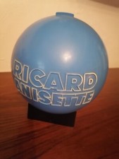 Sucrier bleu plastique 1970.boule ricard anisette 
