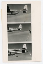 PHOTO, Royal Air Force 3 Parachute instructors try the ARGOSY