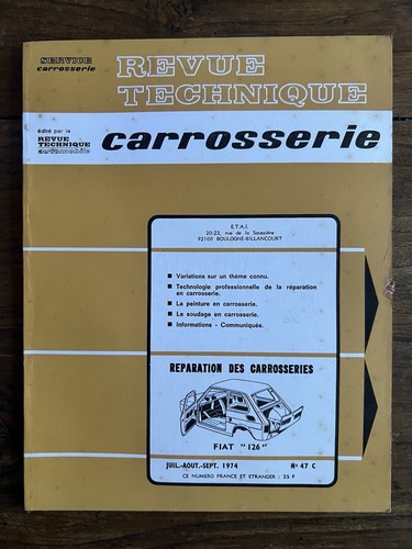 Revue technique carrosserie - technique,