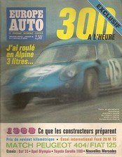 EUROPE AUTO 1968 11 FORD