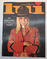 LUI revue charme  N°47 11/67 avec poster les filles du Quebec