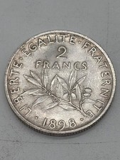 Pièce 2 francs Semeuse argent