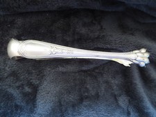 Pince sucre métal argenté - pince,