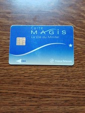 TEST SALON EXPO CARTE CARD .. FRANCE FT MAGIS CARTES 16 ESSAI V° BEIGE CHIP/PUCE