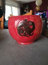 beau cache pot en faïence d' Orchies décor japonisant dragon