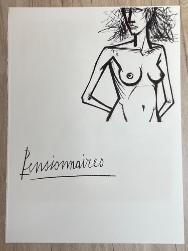 Pensionnaires lithographie de - pensionnaires.,