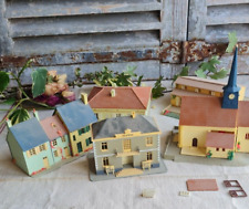 ANCIEN JOUET MAISONS MAQUETTE VILLAGE  MINIATURE TRAIN JOUET JEUX JOUET BALENCY
