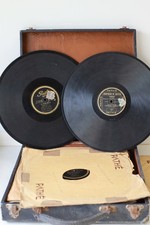 Lot de disques ancien 78 Tours