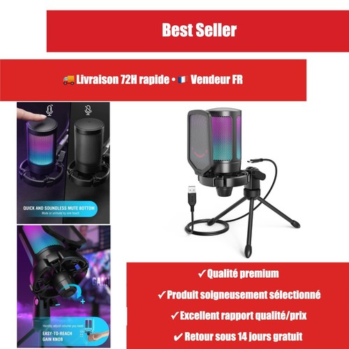 Microphone usb fifine gaming - usb,